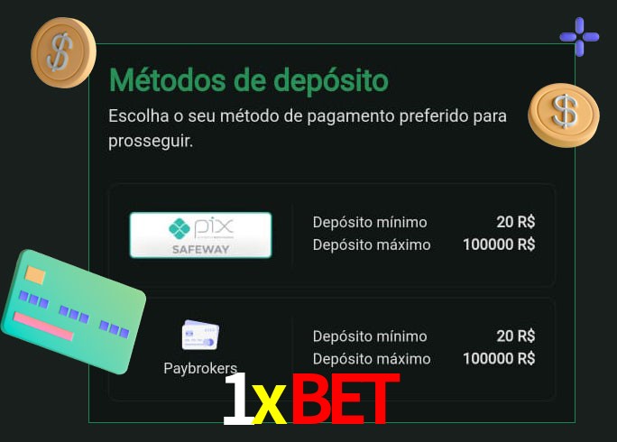 O cassino 1xbet oferece uma grande variedade de métodos de pagamento